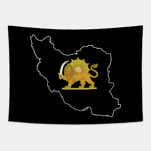 Iran Old Republic Tapestry by EvoComicsInc