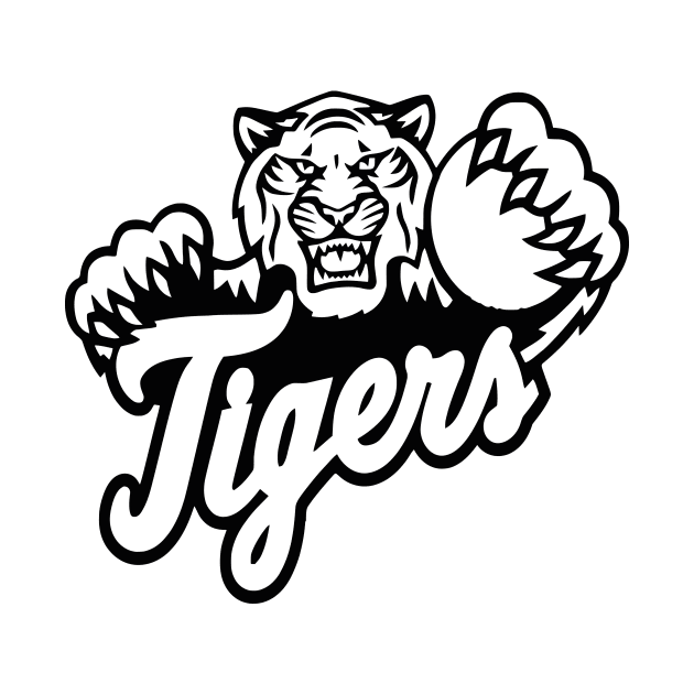 tiger face sport team by Rogamshop