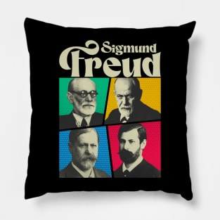 Sigmund Freud Comics White Pillow