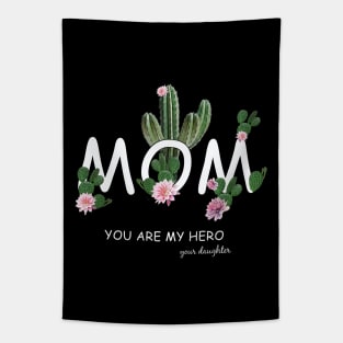 Mother love succulents plants, mother gift, cool, cute, funny Tapestry