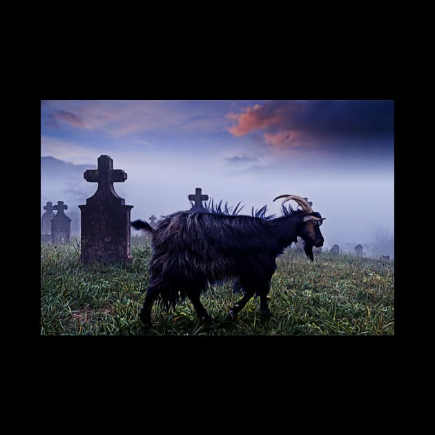 Cemetery Goat by Vampyre Zen