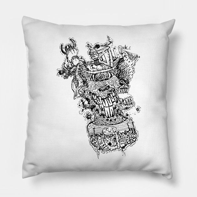 Mad Man Pillow by Zootownboy