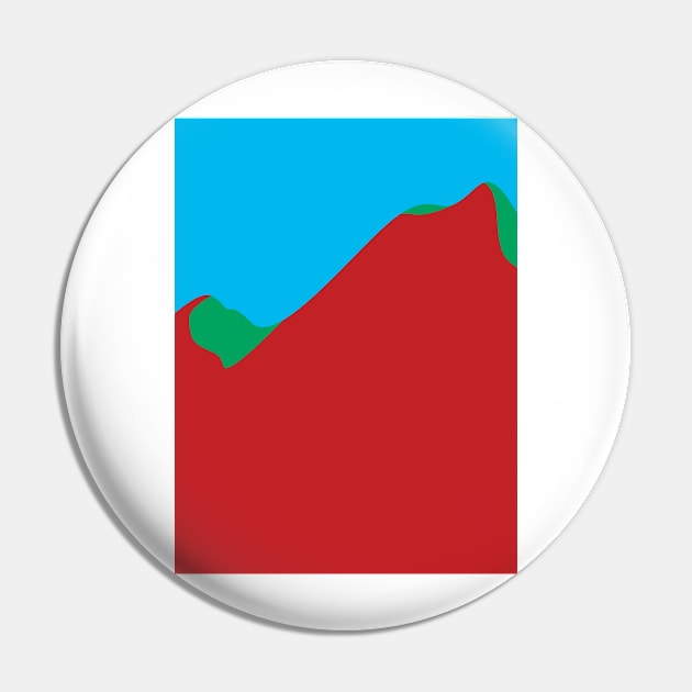 Red green mount falley Pin by Imordinary