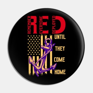 Red until they come home Pin