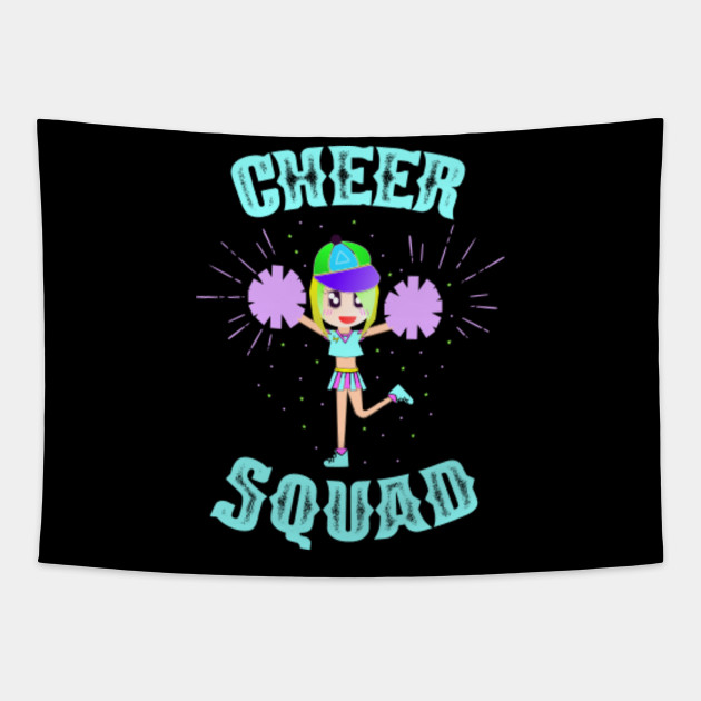 Cheerleading Shirts For Girls Faux Gold Cheer Squad Cheerleading Tapestry Teepublic