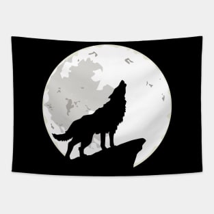 Howling at the Moon Tapestry