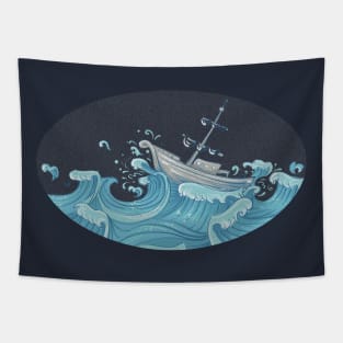 Rough Seas Tapestry