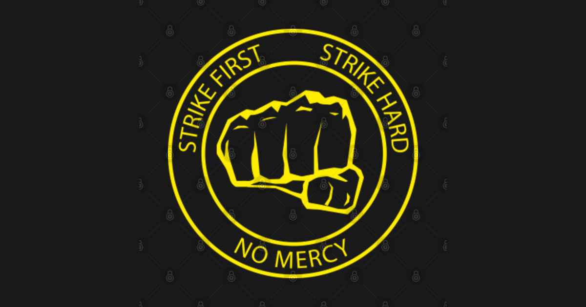 Cobra Kai Strike First Strike Hard No Mercy Cobra Kai Posters and