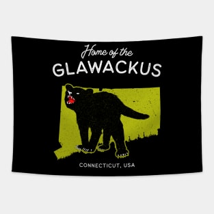 Home of the Glawackus - Connecticut, USA Cryptid Tapestry