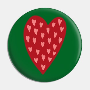 many hearts Pin