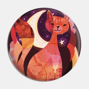 Moonlight Cat Pin