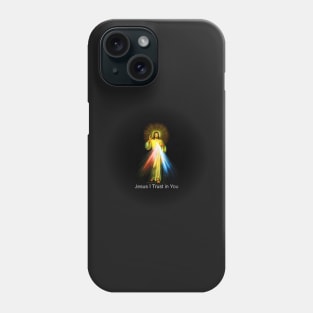 Jesus Divine Mercy I Trust in You Sacred Heart Catholic Phone Case