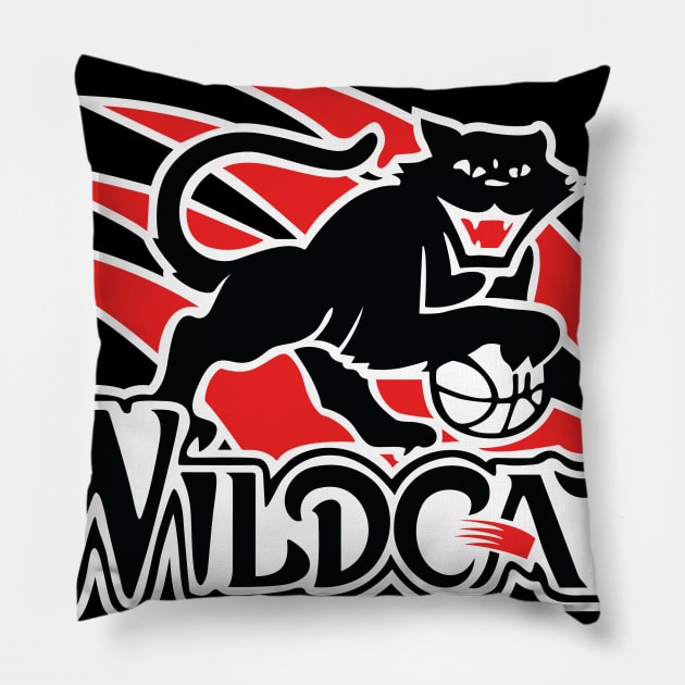 Retro Cats Logo Pillow by LetsGoOakland