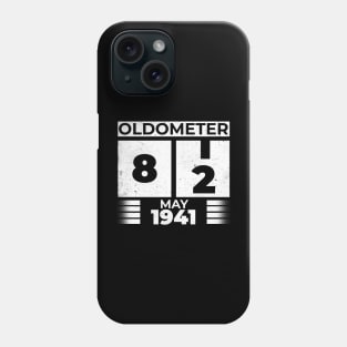 Oldometer 82 Years Old Born In May 1941 Phone Case
