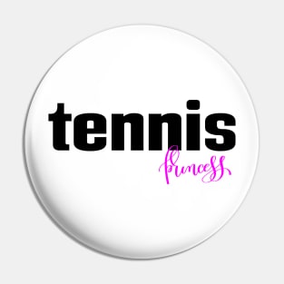 Tennis Princess Pin