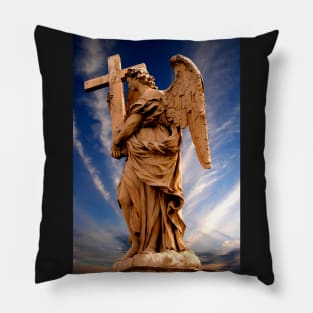 Angel with the Cross Pillow