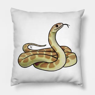 Reptile - Snake - Hypomelanistic Corn Snake Pillow