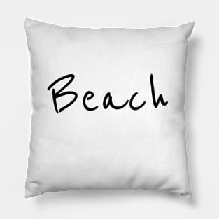 Beach T-shirt Pillow