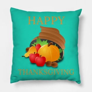 Happy Thanksgiving Turkey Day Cool Gratitude Gift Pillow