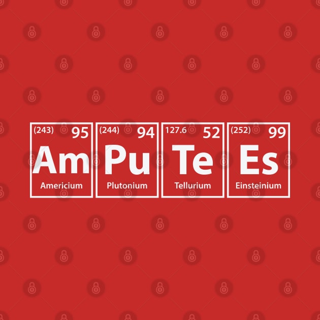 Amputees (Am-Pu-Te-Es) Periodic Elements Spelling by cerebrands