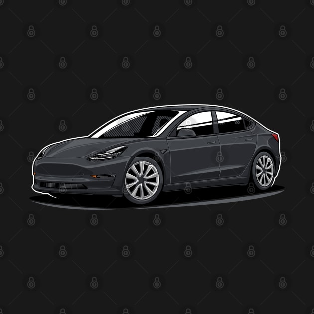 Model 3 (Black) by afrcreativeart