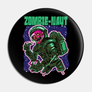 Zombie-Naut Skeleton Astronaut Pin