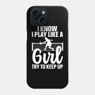 Cool Pickleball Design For Women Girls Pickleball Player Phone Case