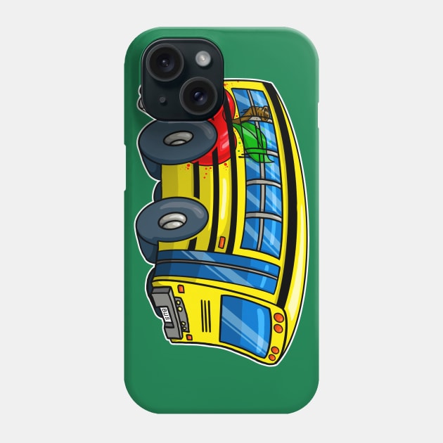 School Bus Phone Case by Laughin' Bones