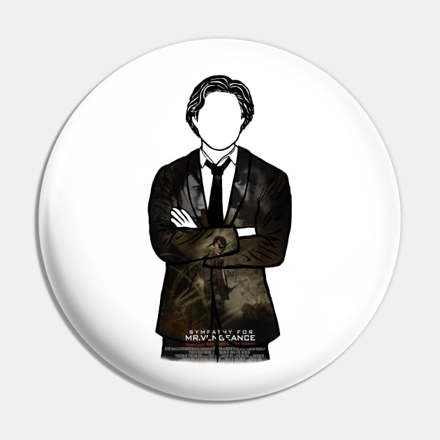 Park Chan Wook (Mr. Vengeance) Portrait Pin by Youre-So-Punny