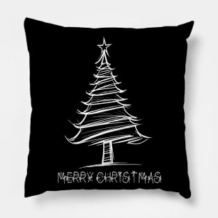 Merry Christmas sketch Pillow