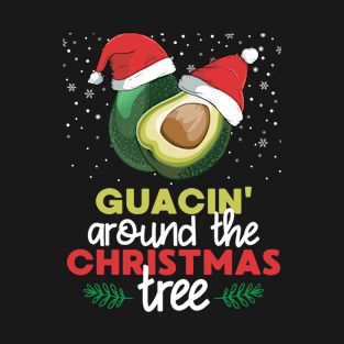 Christmas Avocado Lover Vegan Xmas Gift T-Shirt