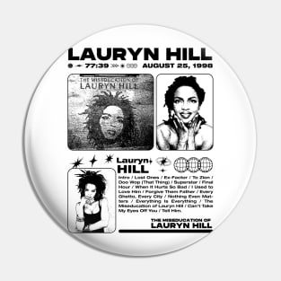 Lauryn Hill Fugees The Famous Vintage Retro Rock Rap Hiphop Pin