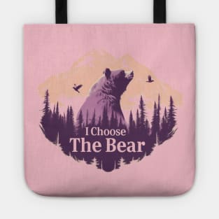 Trending I Choose the Bear Womens Rights Feminist Man Vs Bear Tote