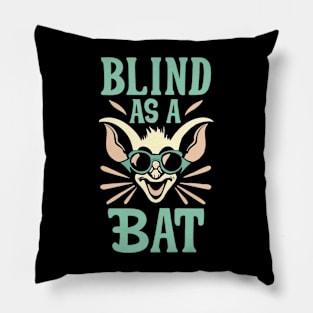 Blind As a Bat Pillow