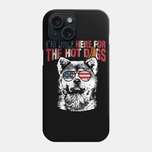 Akita Shirt Funny 4th of July Phone Case