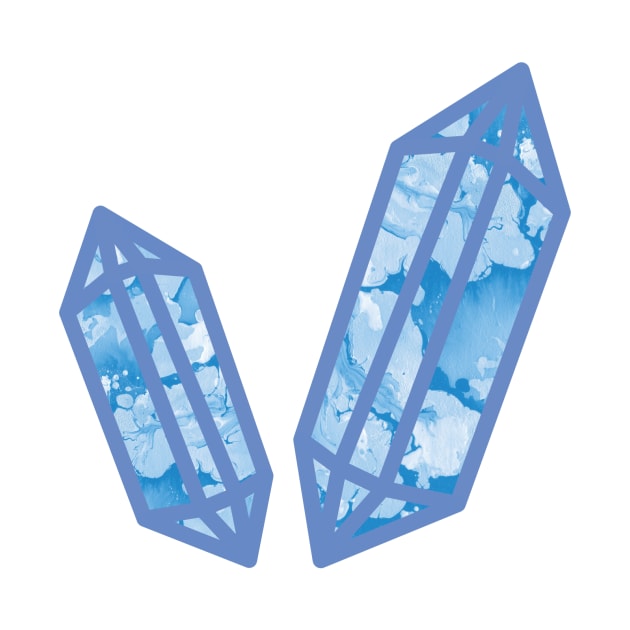 Blue Crystals by Ezzie