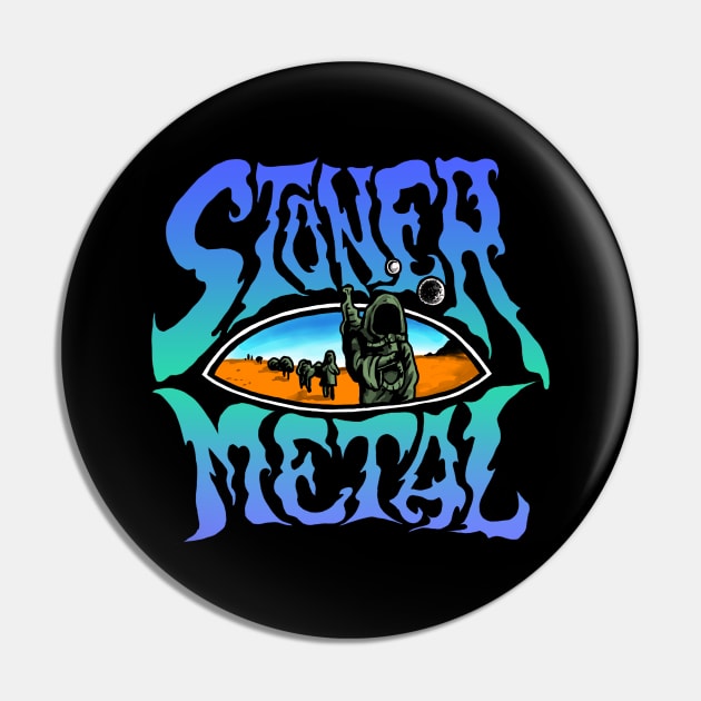 STONER METAL Pin by AMOS_STUDIO