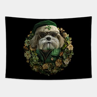 St Patricks Day Dog 1 Tapestry