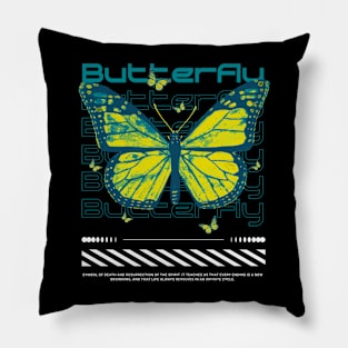 Butterfly Streetwear Design Pillow