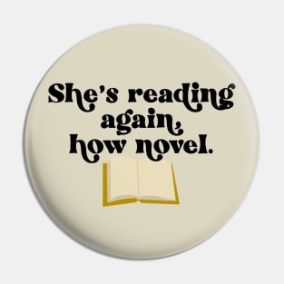 Reading Novel Pun Pin