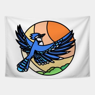 Blue Jay Tapestry