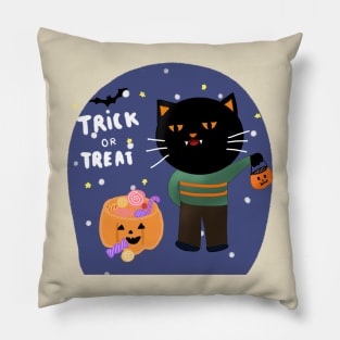 Trick or treat Halloween Pillow