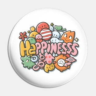 Happines doodles Pin