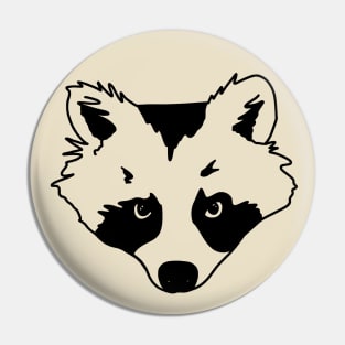Raccoon Print Pin
