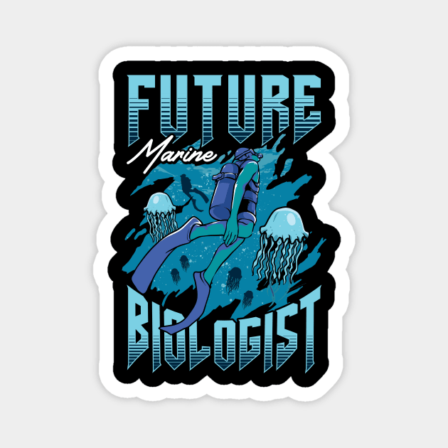 Future Marine Biologist Biology Student Magnet by theperfectpresents