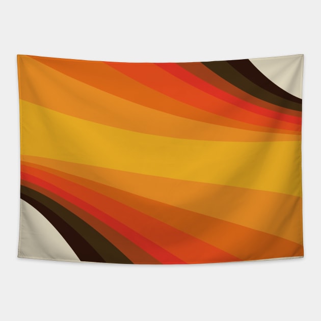 Retro Modern Abstract Shapes Tapestry by JDP Designs