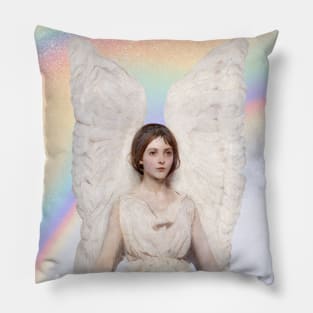 Rainbow Angel Pillow