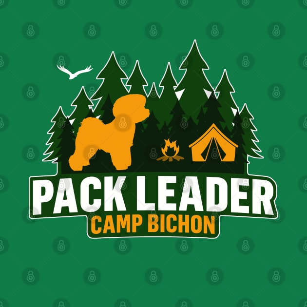 Camp Bichon Frise Pack Leader by Rumble Dog Tees