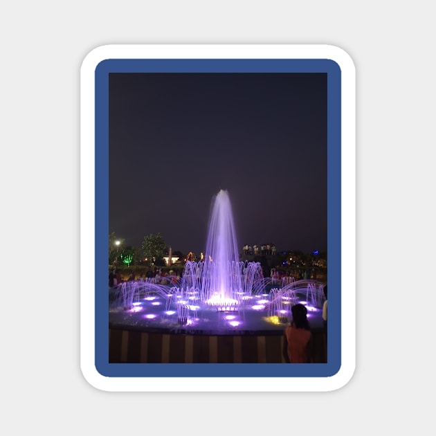 Fountain Magnet by Rivas Teepub Store