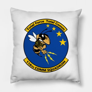 116th Comm Squadron Badge Pillow